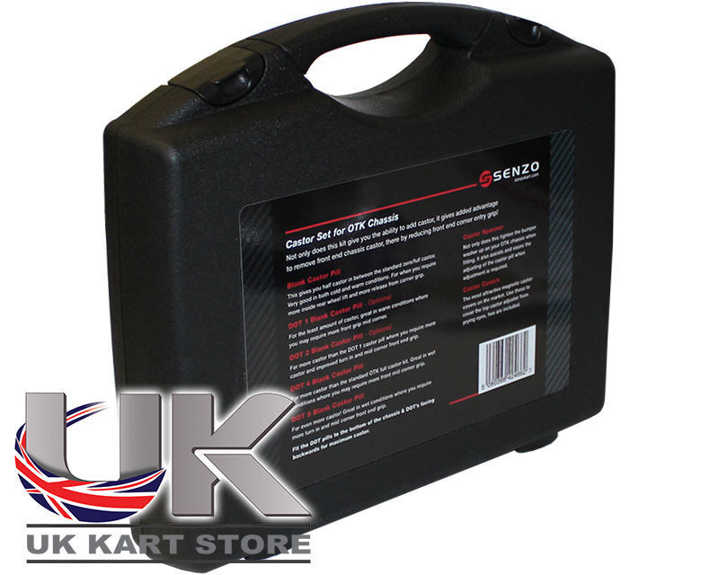 36 In Go Kart Axle Go Kart Senzo OTK 10mm Castor Adjuster Pair & Covers Racing Racing Go Kart Axle Kit - Foto 9